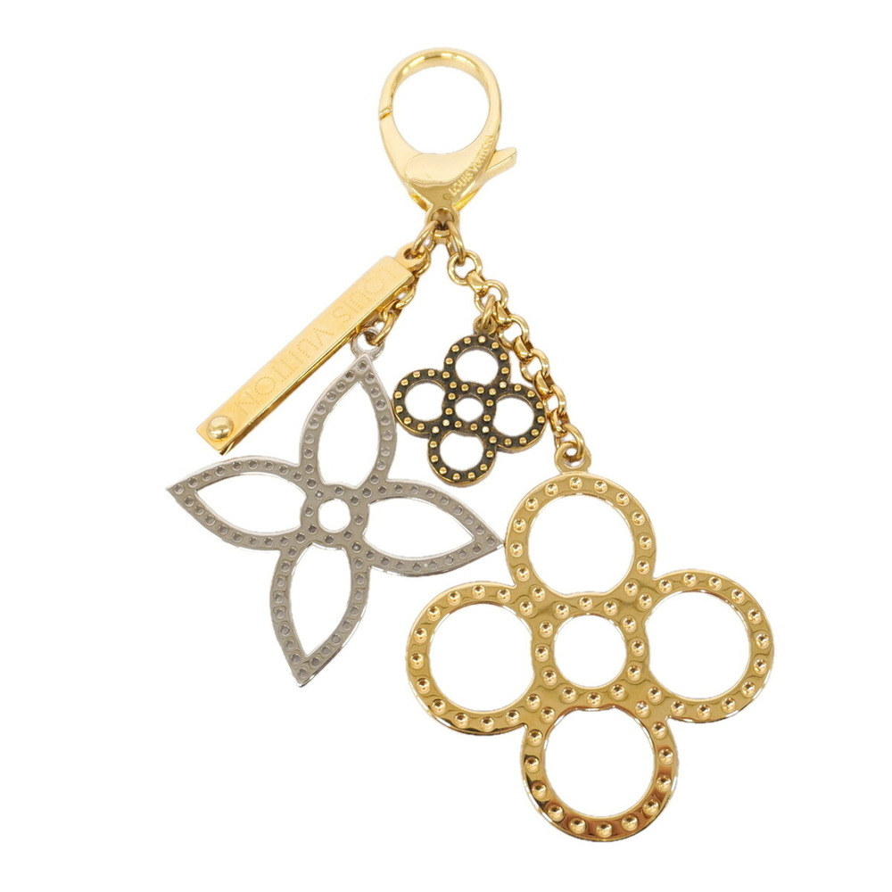 Louis Vuitton Keychain Charm Bijou Sac Tapage M65722 Gold Silver Women's